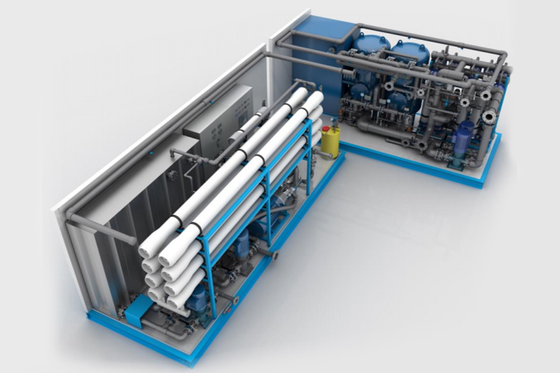 comprare Sistemi di desalinizzazione dell'acqua di mare al 99% con sistema di controllo intelligente fabbricazione online